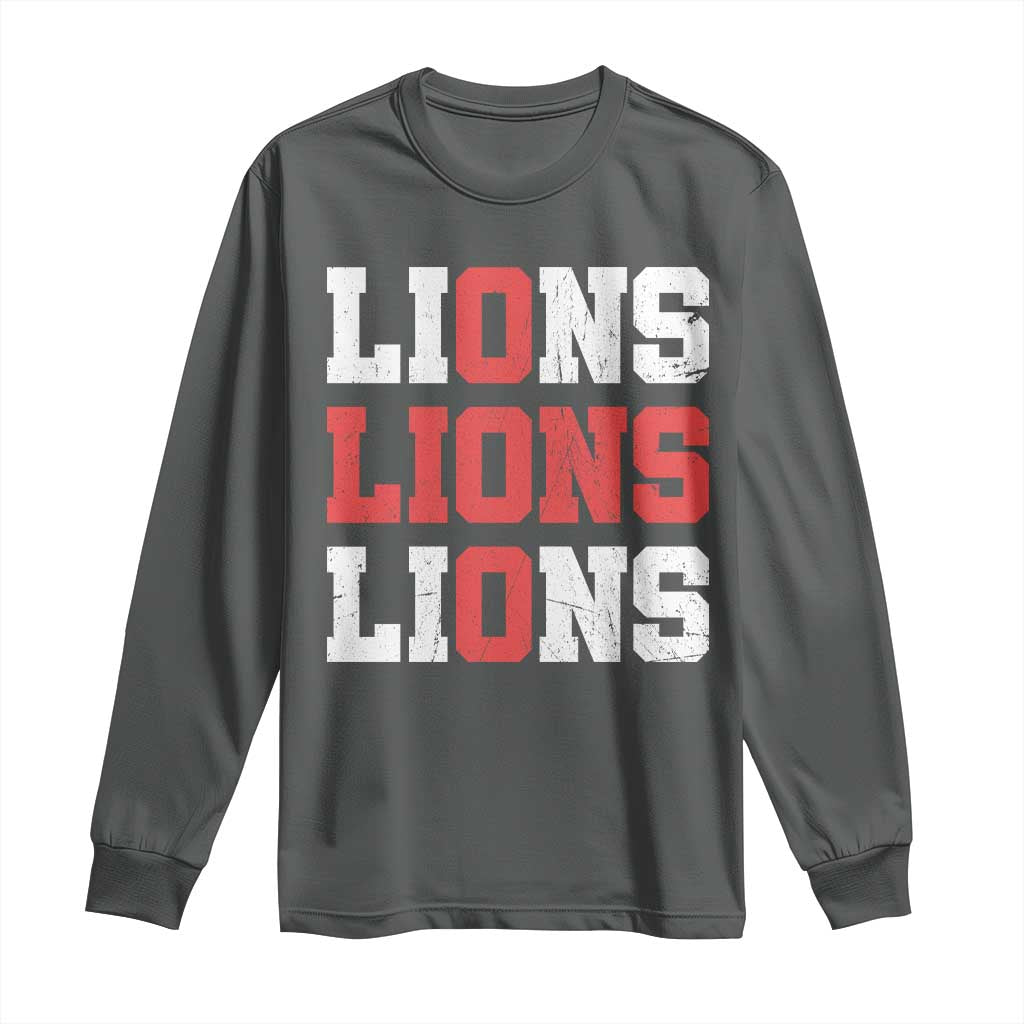 England Lions Soccer English Pride Long Sleeve Shirt