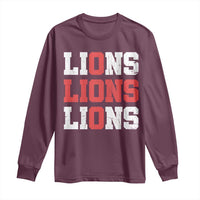 England Lions Soccer English Pride Long Sleeve Shirt