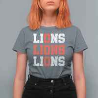 England Lions Soccer English Pride T Shirt For Women