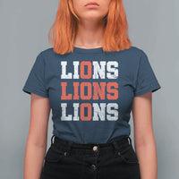 England Lions Soccer English Pride T Shirt For Women