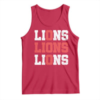 England Lions Soccer English Pride Tank Top