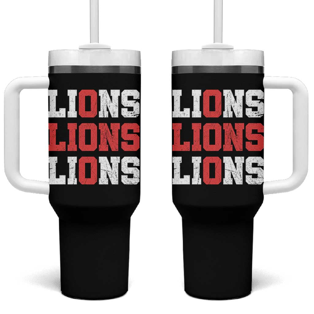 England Lions Soccer English Pride Tumbler With Handle