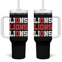 England Lions Soccer English Pride Tumbler With Handle