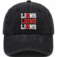 England Lions Soccer English Pride Washed Cotton Baseball Cap