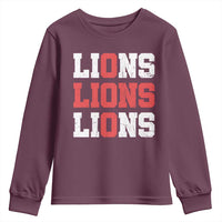 England Lions Soccer English Pride Youth Sweatshirt