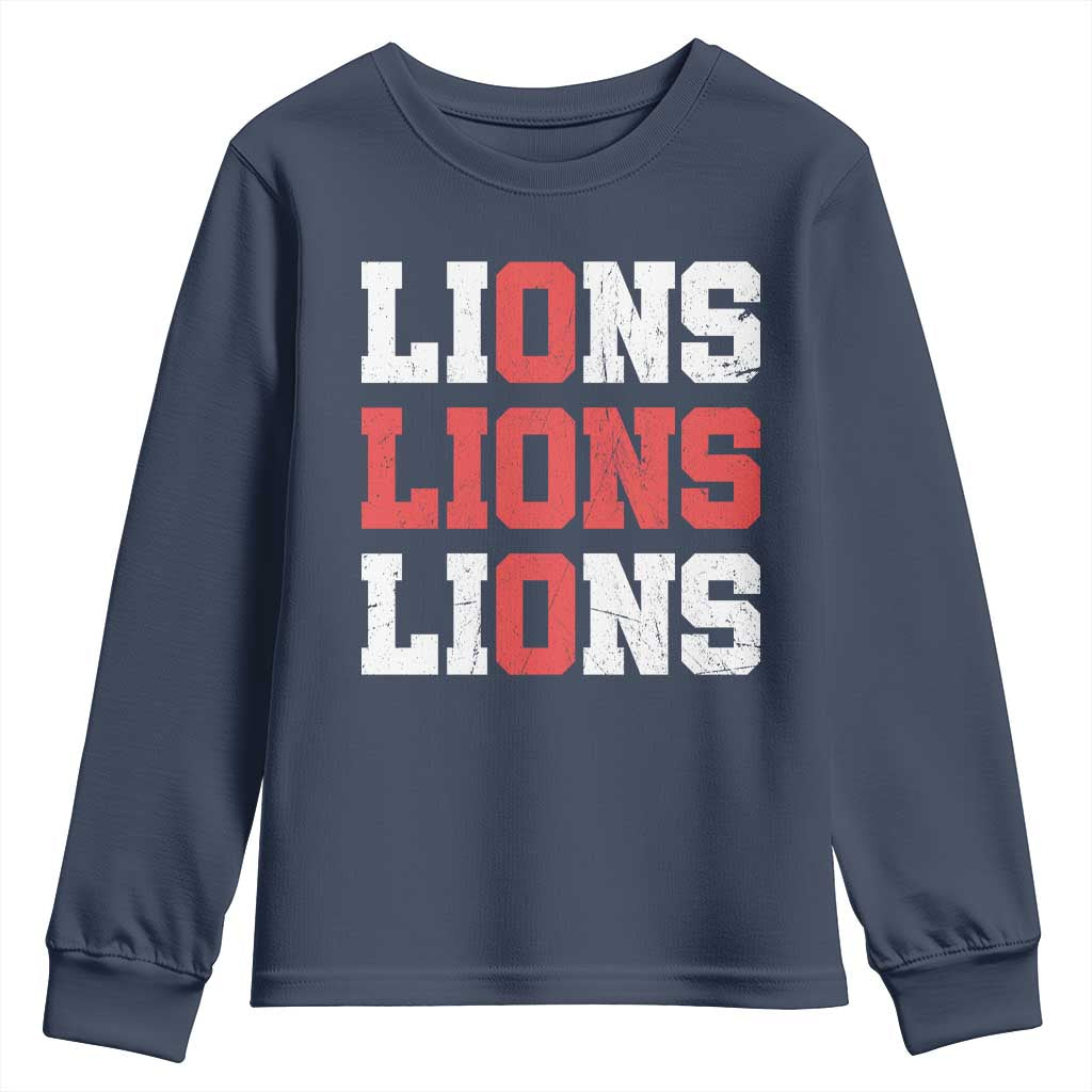 England Lions Soccer English Pride Youth Sweatshirt