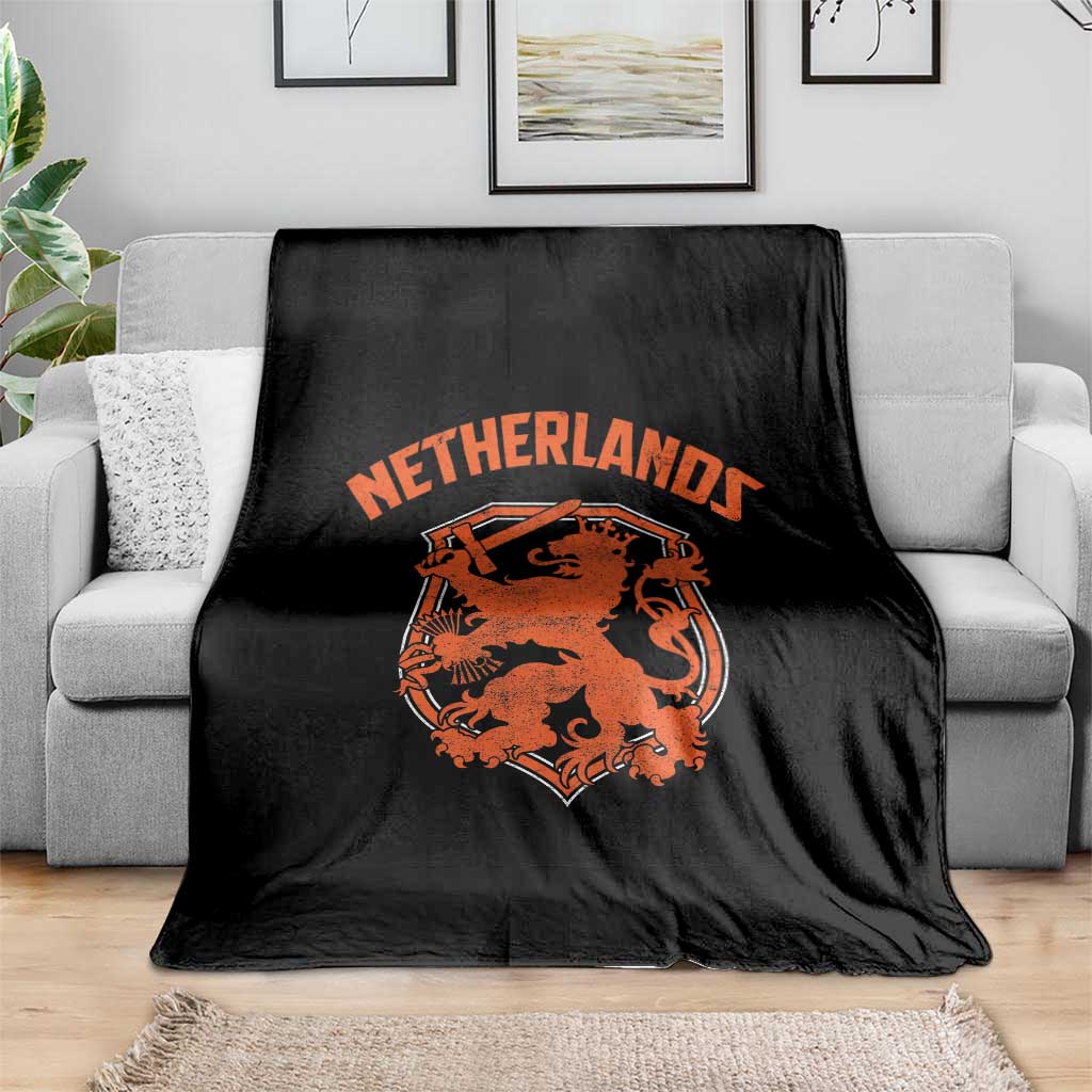 Netherlands Dutch Republic Lion Vintage Holland Crest Throw Blanket