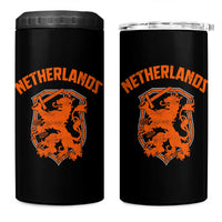 Netherlands Dutch Republic Lion Vintage Holland Crest 4 in 1 Can Cooler Tumbler