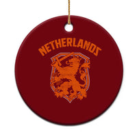Netherlands Dutch Republic Lion Vintage Holland Crest Ceramic Ornament