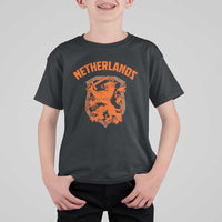 Netherlands Dutch Republic Lion Vintage Holland Crest T Shirt For Kid