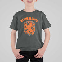 Netherlands Dutch Republic Lion Vintage Holland Crest T Shirt For Kid
