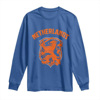 Netherlands Dutch Republic Lion Vintage Holland Crest Long Sleeve Shirt