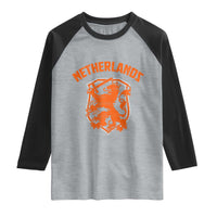 Netherlands Dutch Republic Lion Vintage Holland Crest Raglan Shirt