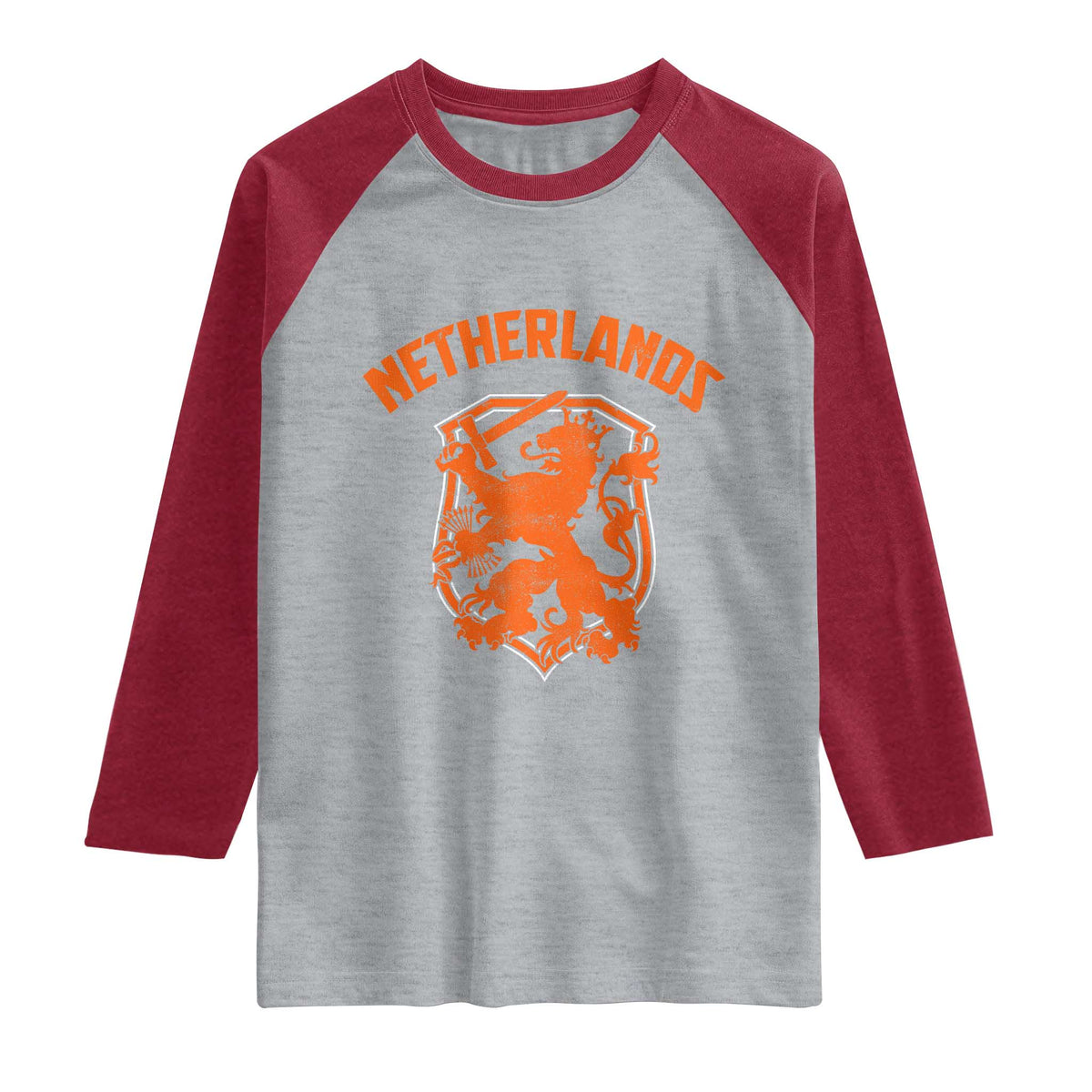 Netherlands Dutch Republic Lion Vintage Holland Crest Raglan Shirt