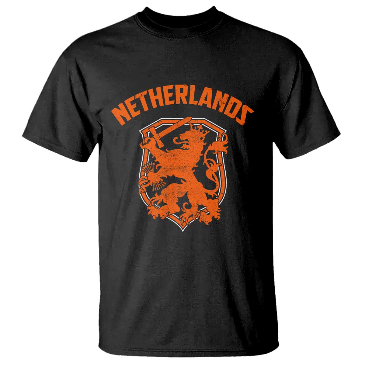Netherlands Dutch Republic Lion Vintage Holland Crest T Shirt