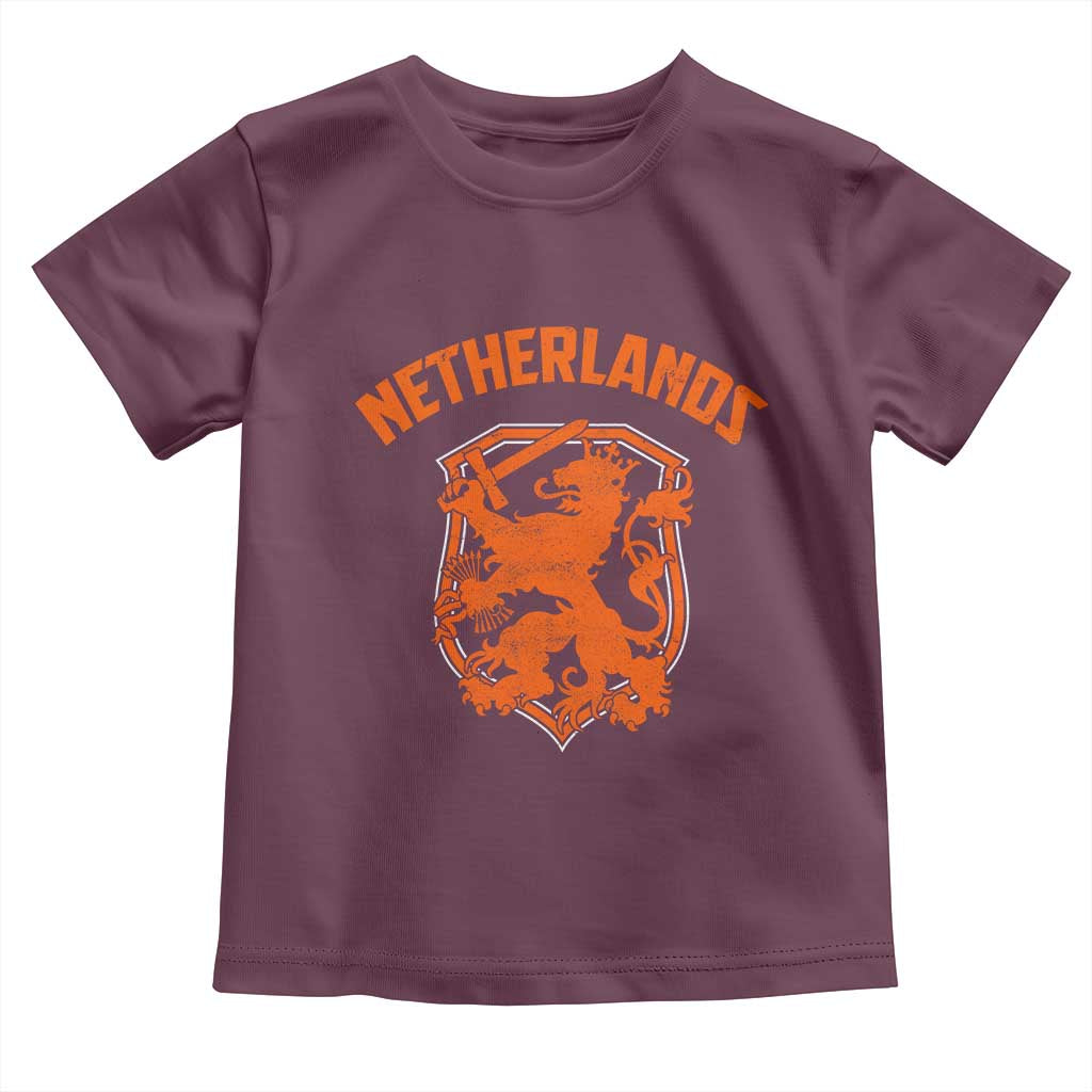 Netherlands Dutch Republic Lion Vintage Holland Crest Toddler T Shirt