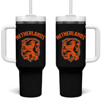 Netherlands Dutch Republic Lion Vintage Holland Crest Tumbler With Handle