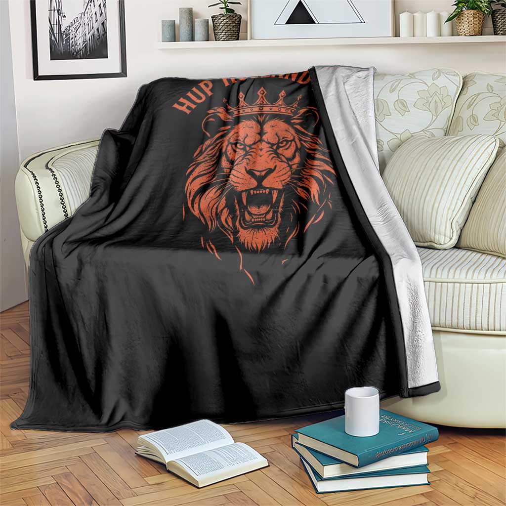 Hup Holland Hup Dutch Orange Lion Netherlands Heritage Throw Blanket