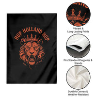 Hup Holland Hup Dutch Orange Lion Netherlands Heritage Garden Flag