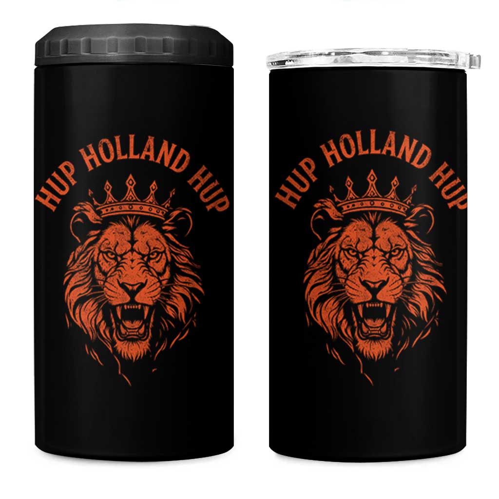Hup Holland Hup Dutch Orange Lion Netherlands Heritage 4 in 1 Can Cooler Tumbler