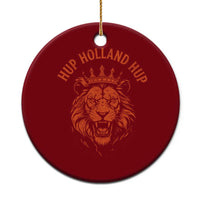 Hup Holland Hup Dutch Orange Lion Netherlands Heritage Ceramic Ornament