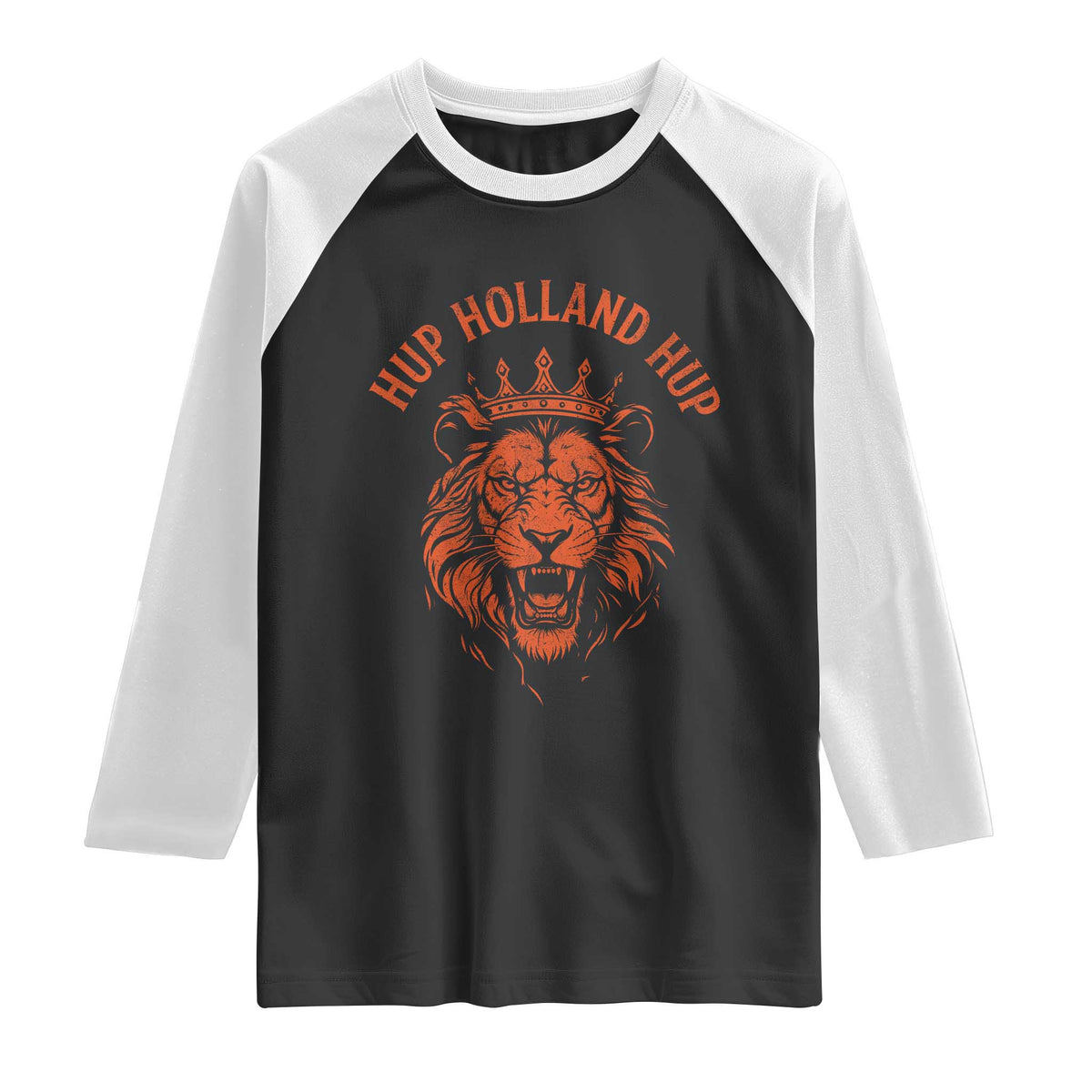 Hup Holland Hup Dutch Orange Lion Netherlands Heritage Raglan Shirt