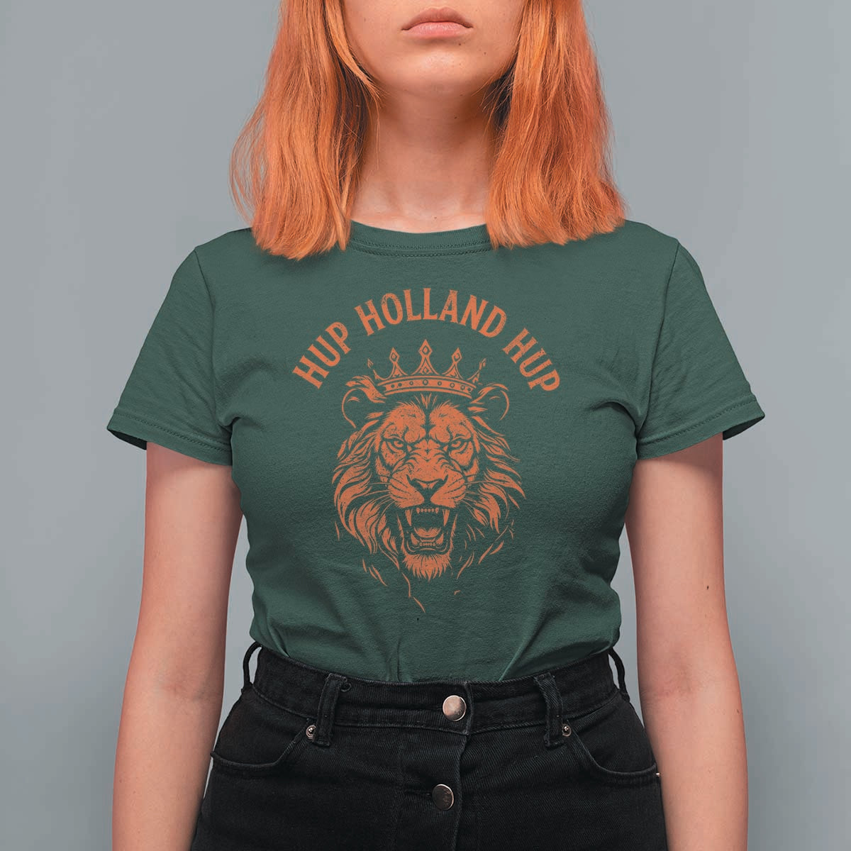 Hup Holland Hup Dutch Orange Lion Netherlands Heritage T Shirt For Women
