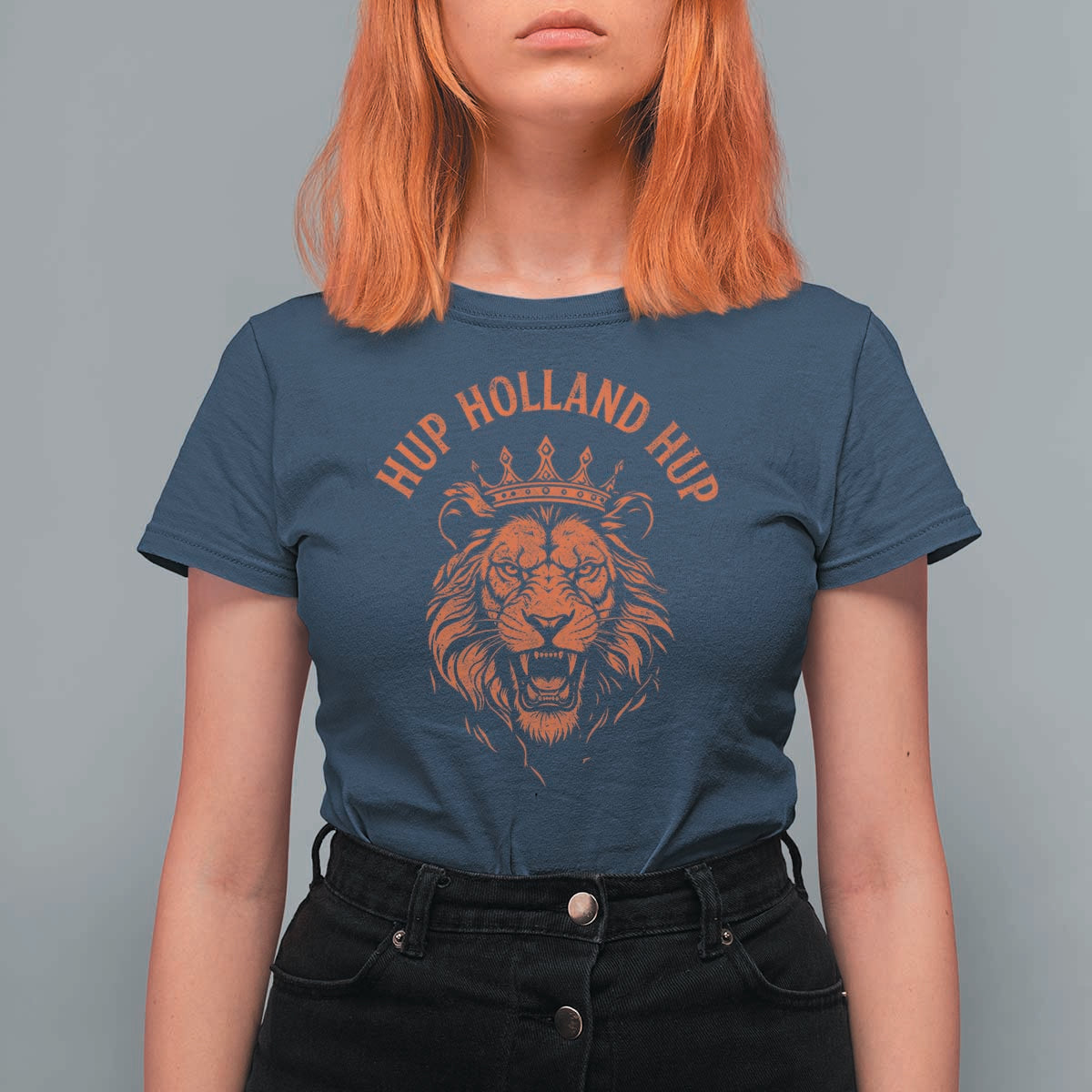 Hup Holland Hup Dutch Orange Lion Netherlands Heritage T Shirt For Women
