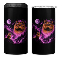 Princess Cat Howling To The Moon Vintage 90s Nature 4 in 1 Can Cooler Tumbler