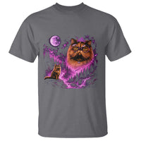 Princess Cat Howling To The Moon Vintage 90s Nature T Shirt