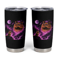 Princess Cat Howling To The Moon Vintage 90s Nature Tumbler Cup