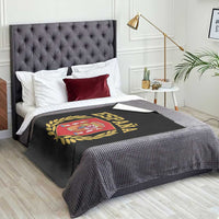 Espana Escudo Retro Spain Coat of Arms Español Throw Blanket