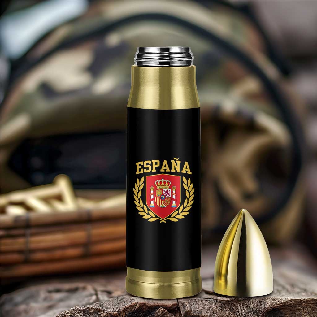 Espana Escudo Retro Spain Coat of Arms Español Bullet Tumbler