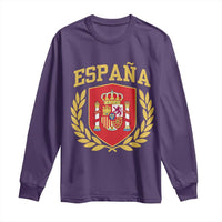 Espana Escudo Retro Spain Coat of Arms Español Long Sleeve Shirt