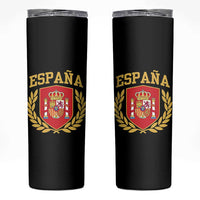Espana Escudo Retro Spain Coat of Arms Español Skinny Tumbler
