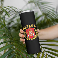 Espana Escudo Retro Spain Coat of Arms Español Skinny Tumbler
