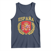 Espana Escudo Retro Spain Coat of Arms Español Tank Top