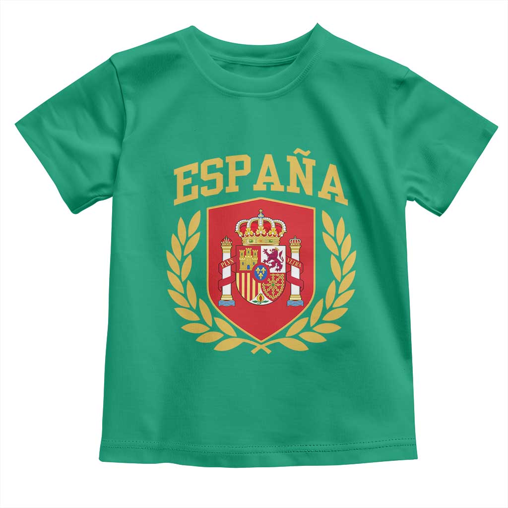 Espana Escudo Retro Spain Coat of Arms Español Toddler T Shirt