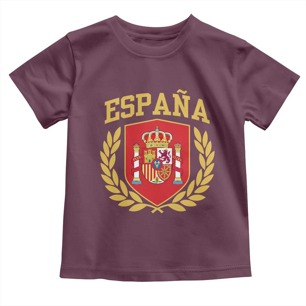 Espana Escudo Retro Spain Coat of Arms Español Toddler T Shirt