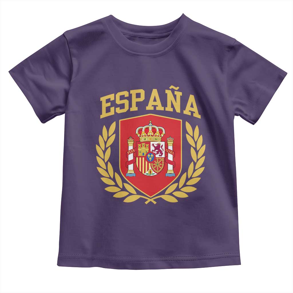 Espana Escudo Retro Spain Coat of Arms Español Toddler T Shirt