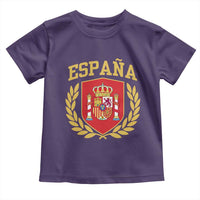 Espana Escudo Retro Spain Coat of Arms Español Toddler T Shirt