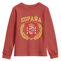 Espana Escudo Retro Spain Coat of Arms Español Youth Sweatshirt