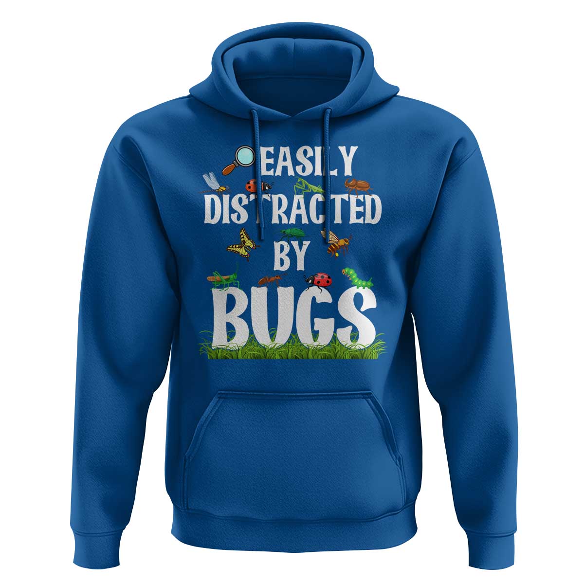 Funny Insects Hoodie Easily Distracted By Bugs Science School - Wonder Print Shop