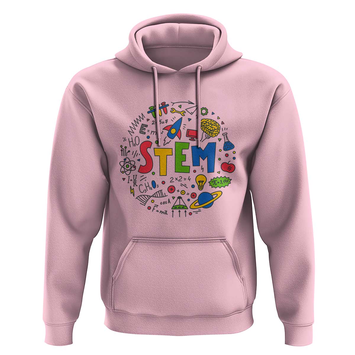 STEM Teacher Hoodie Science Technology Engineering Math School - Wonder Print Shop