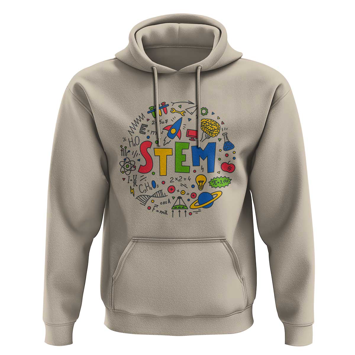 STEM Teacher Hoodie Science Technology Engineering Math School - Wonder Print Shop