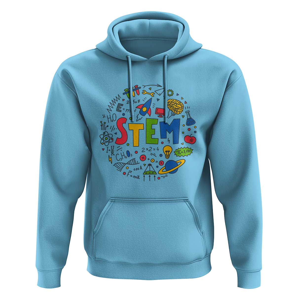 STEM Teacher Hoodie Science Technology Engineering Math School - Wonder Print Shop