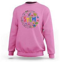 STEM Teacher Sweatshirt Science Technology Engineering Math School - Wonder Print Shop
