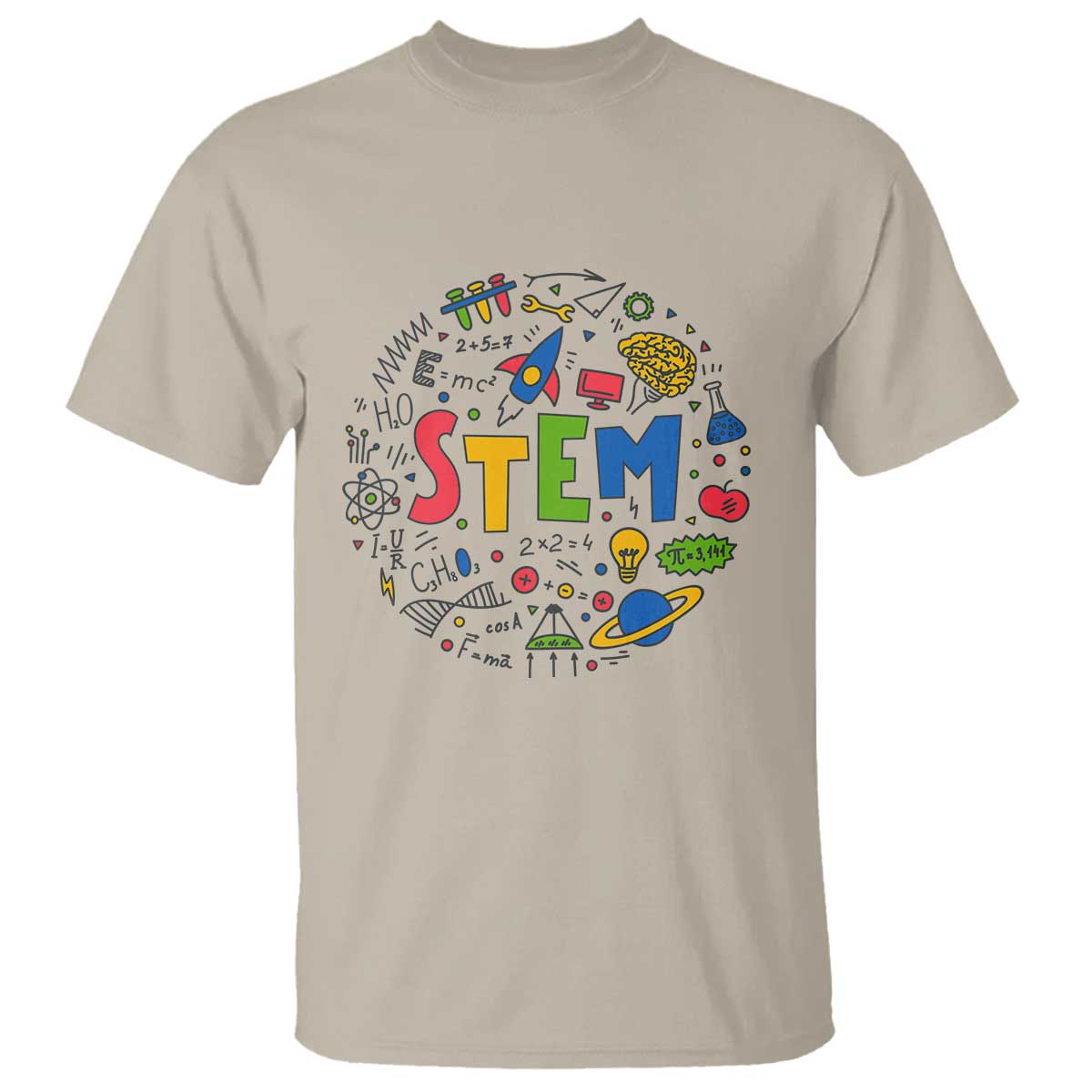 STEM Teacher T Shirt Science Technology Engineering Math School - Wonder Print Shop