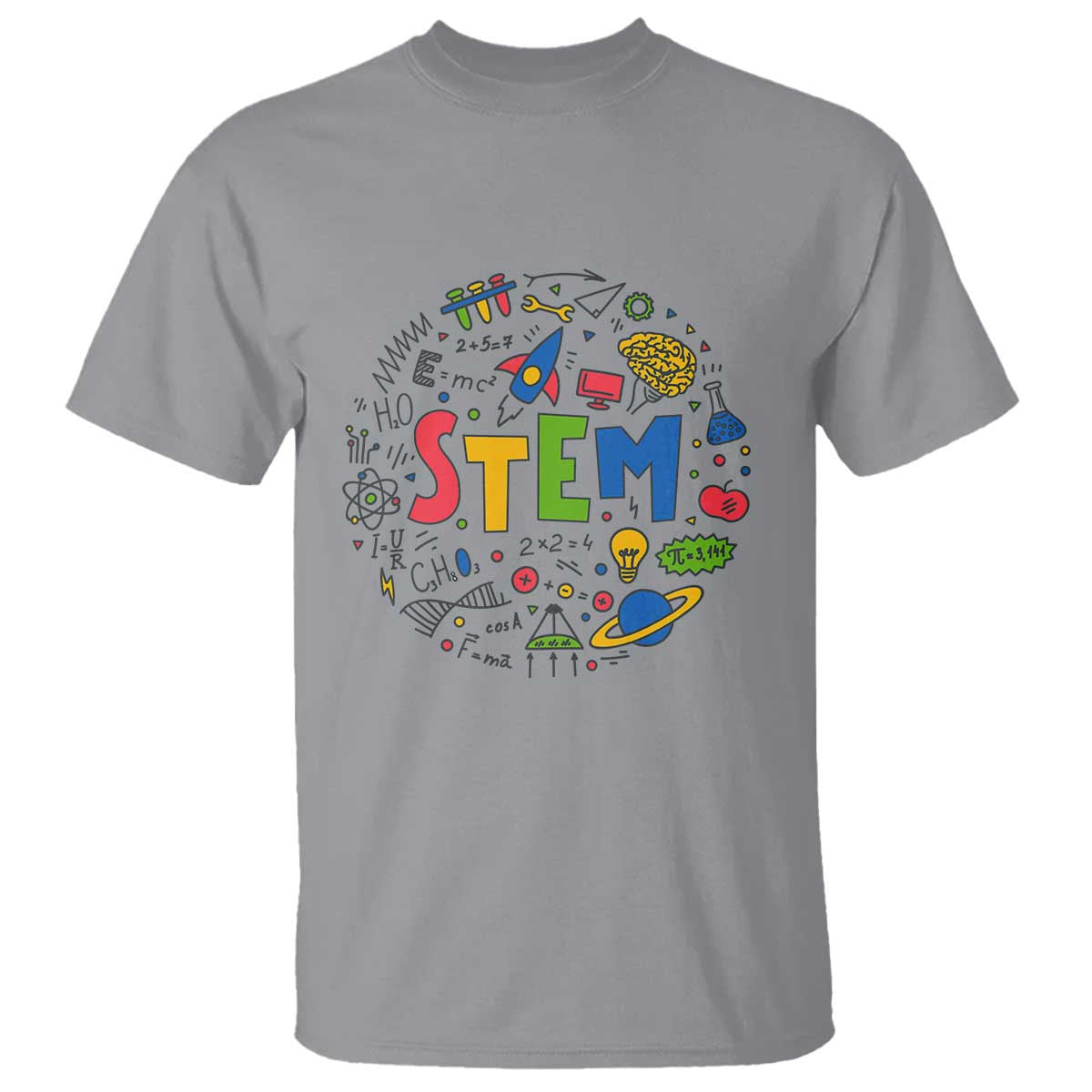 STEM Teacher T Shirt Science Technology Engineering Math School - Wonder Print Shop