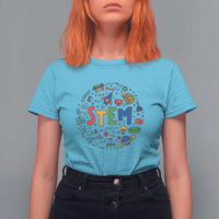 STEM Teacher T Shirt For Women Science Technology Engineering Math School - Wonder Print Shop
